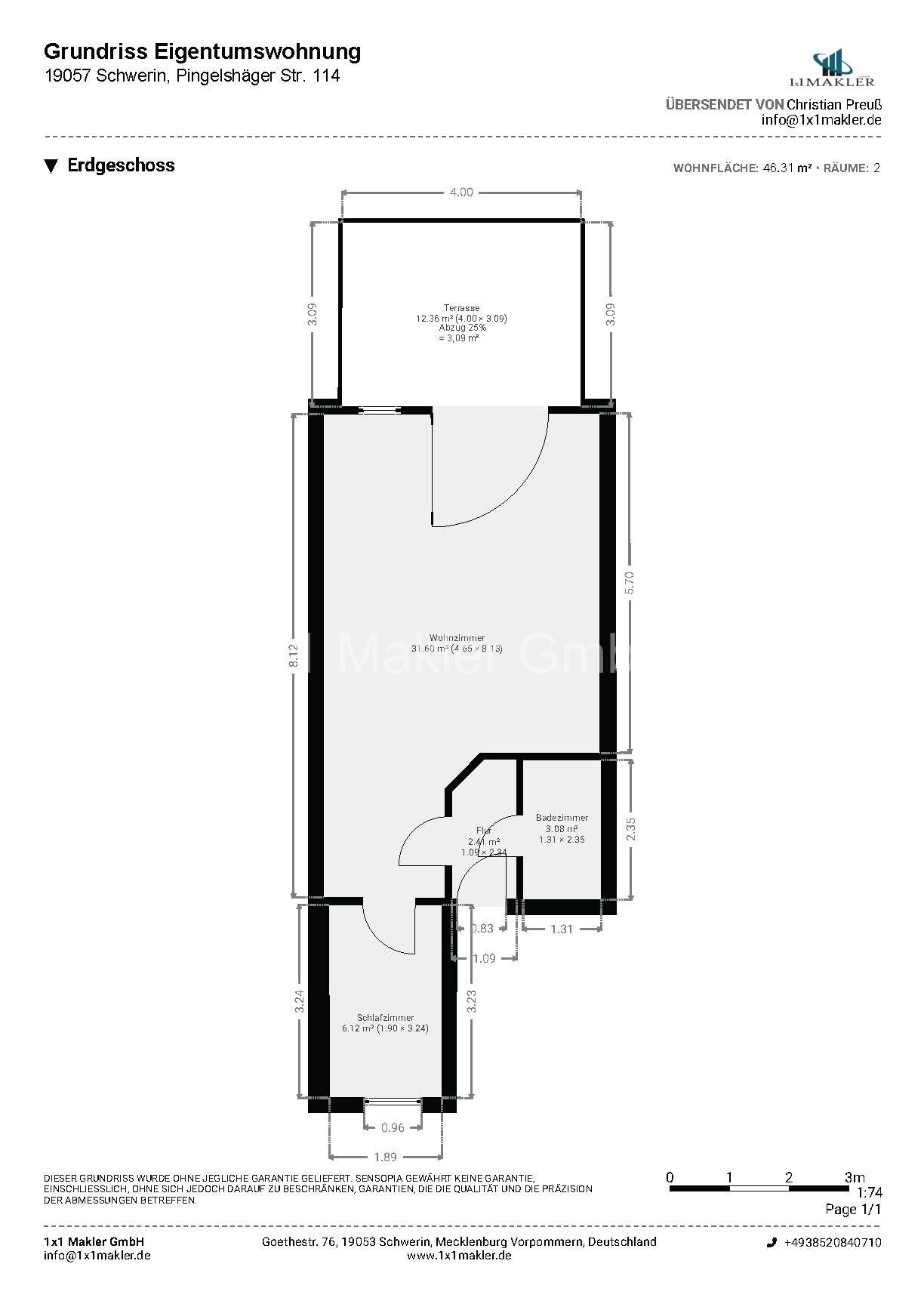 Barrierefreie Eigentumswohnung mit PKW Stellplatz
